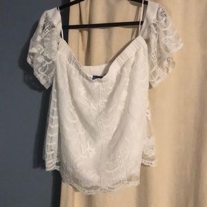 Off the shoulder shirt